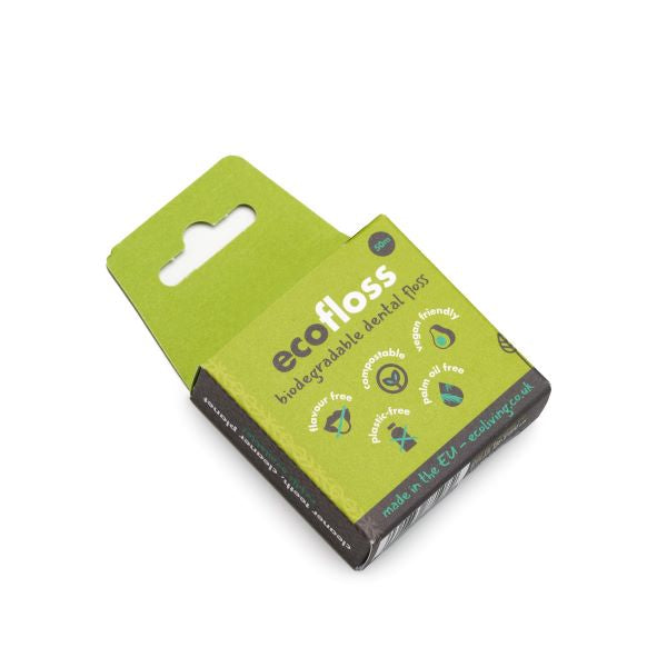 Eco-friendly vegan dental floss