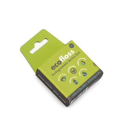 Eco-friendly vegan dental floss