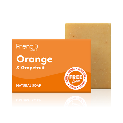 Friendly Soap soap bar Orange and grapefruit
