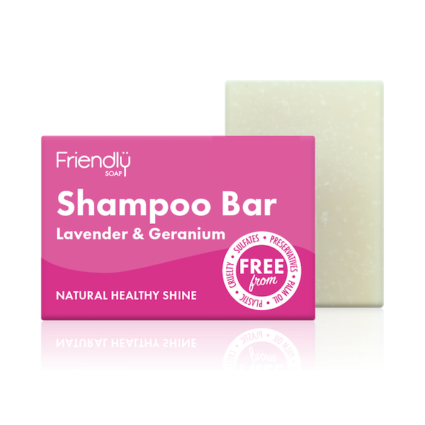Friendly Soap shampoo bar Lavender and geranium
