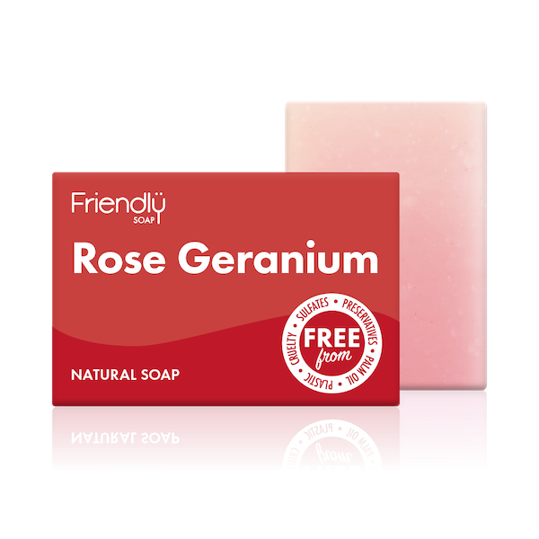 Friendly Soap soap bar Rose geranium