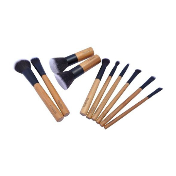 Bamboo vegan make up brush set of 11
