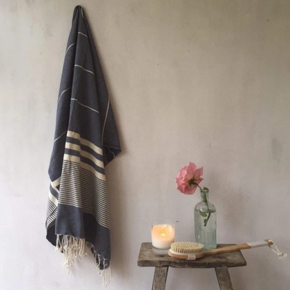 Eco-friendly hammam towel Indigo 