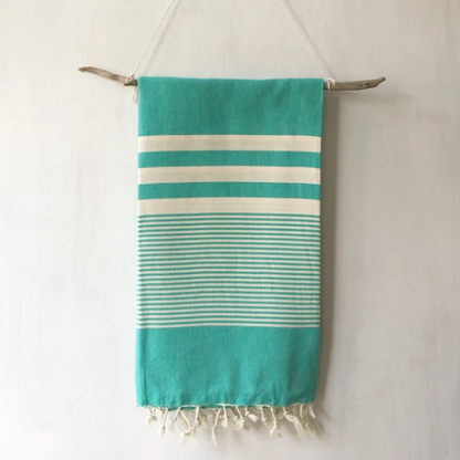 Eco-friendly hammam towel Verity (dark turquoise)