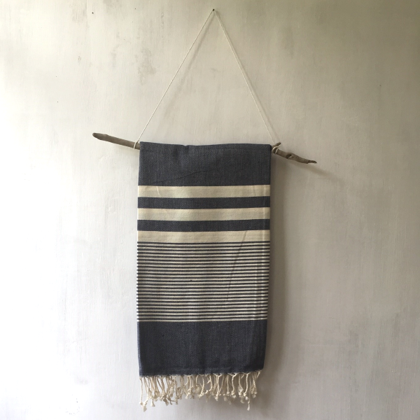 Eco-friendly hammam towel Indigo