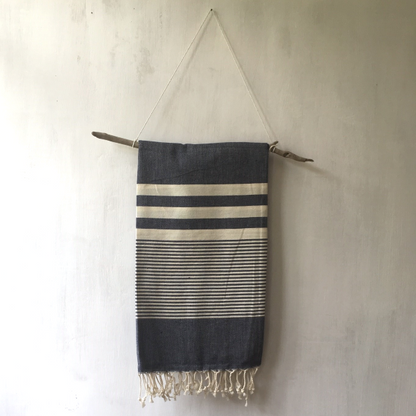 Eco-friendly hammam towel Indigo