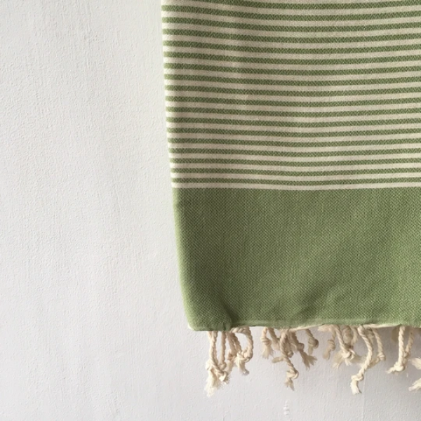 Eco-friendly hammam towel Meadow (green)
