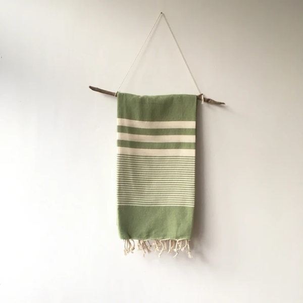Eco-friendly hammam towel Meadow (green)