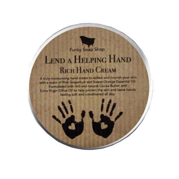 'Lend a helping hand' rich hand cream
