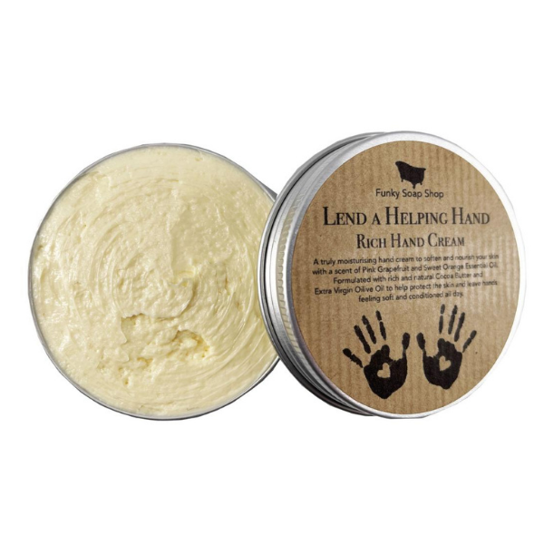 'Lend a helping hand' rich hand cream