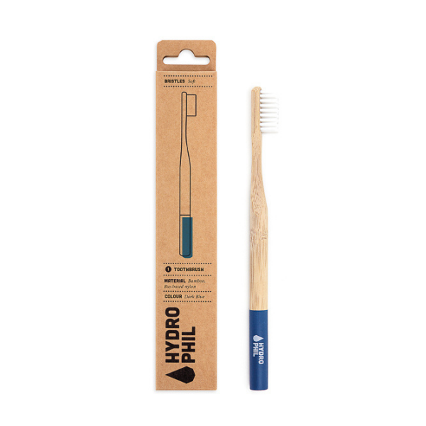 Hydrophil bamboo toothbrush blue soft bristles