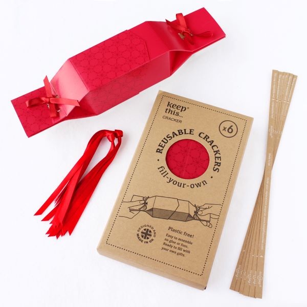 Keep this cracker Reusable Christmas cracker Christmas Red