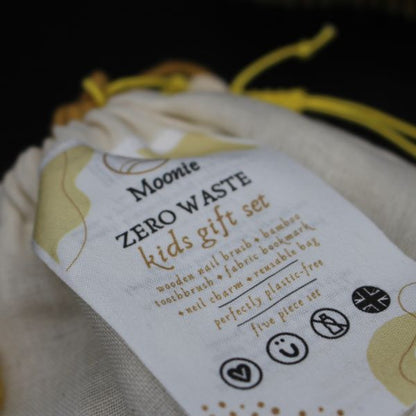 Zero waste kids' gift set close up of bag
