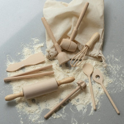 Eco-friendly kids' mini kitchen utensil set