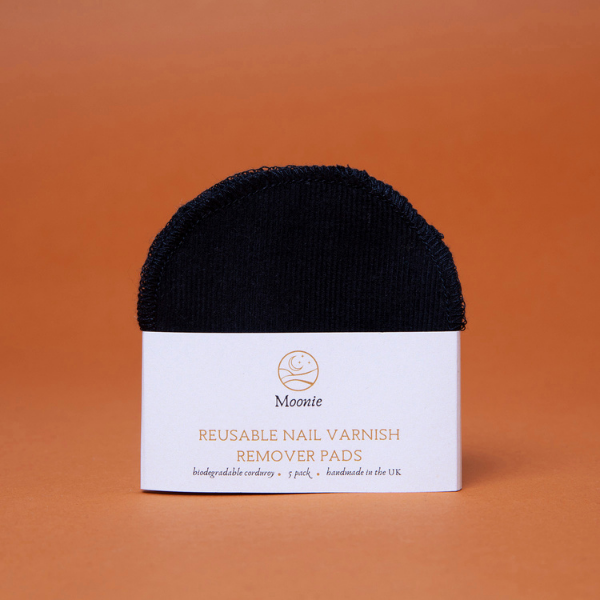 Reusable nail polish remover pads