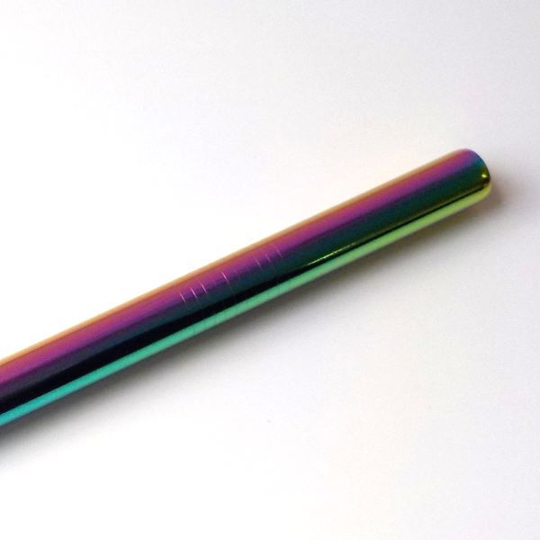 Neon smoothie straw