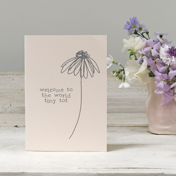 Eco card new baby tiny tot