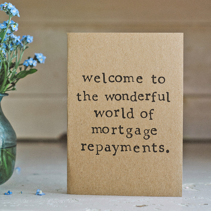 Eco card new home mortgage