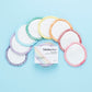 Eco-friendly reusable facial pads/make-up removers in PRIDE colours