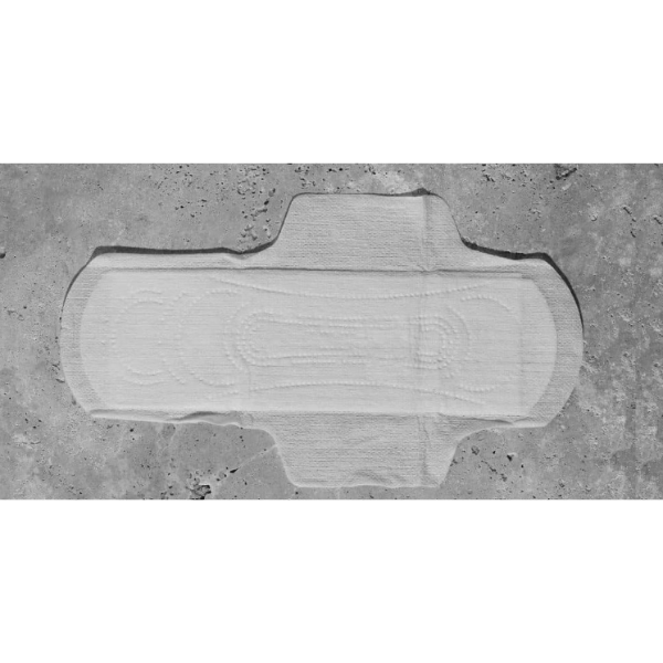 Organic cotton sustainable period pads with wings