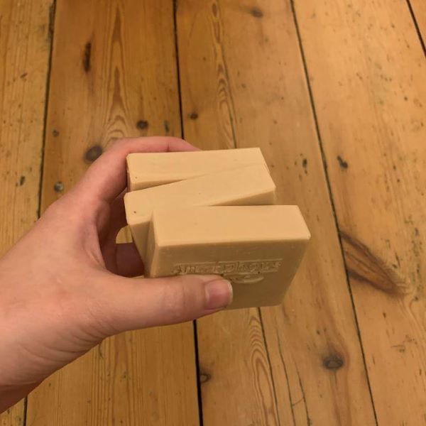 Facial soap bar for dry skin - Paris pink