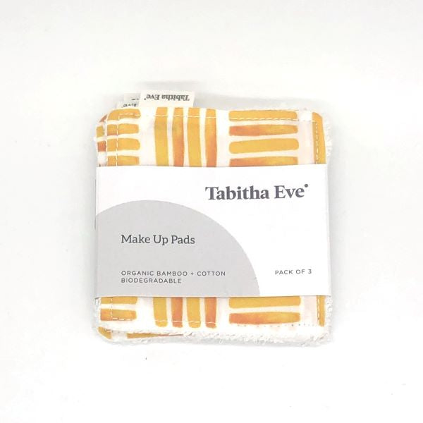 Reusable make up pads Orange peel