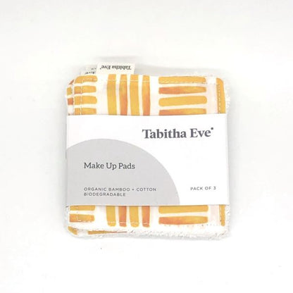 Reusable make up pads Orange peel