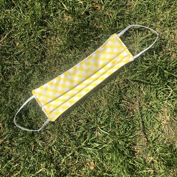 Reusable mask Yellow check