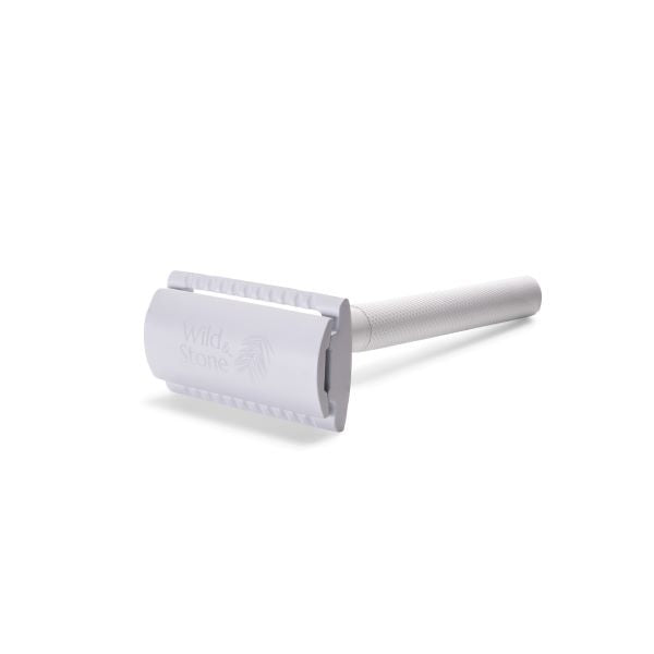 Eco-friendly steel safety razor White