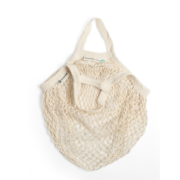 Short-handled string bag natural