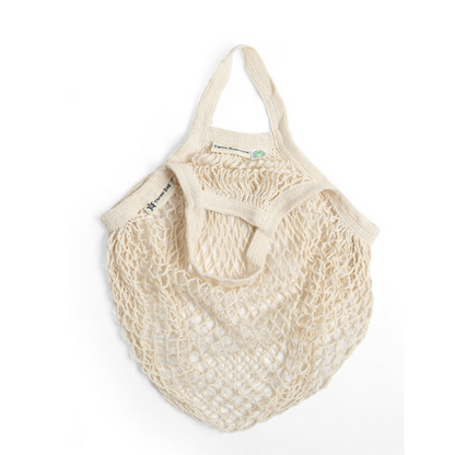 Short-handled string bag natural