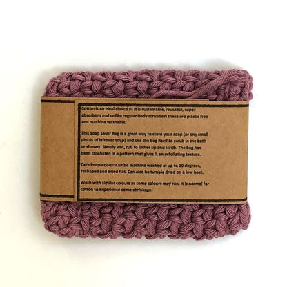 Soap saver bag Purple pink