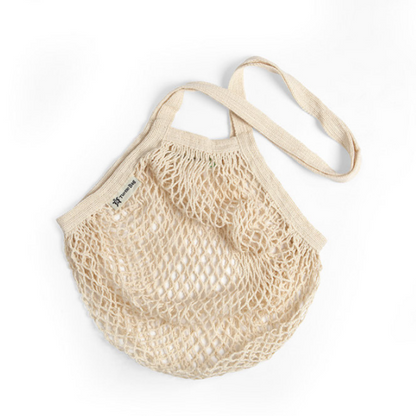 Long-handled string bag natural