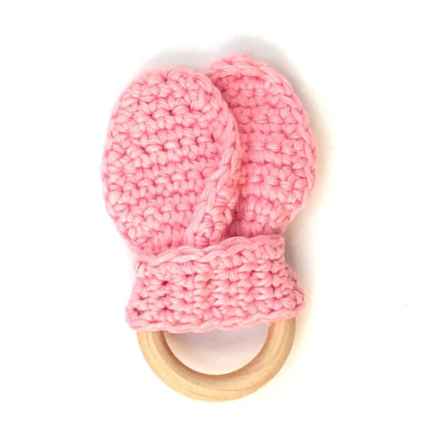 Baby teether pink