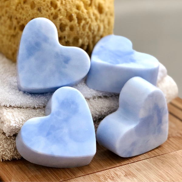 Tin heart soap Just chillin