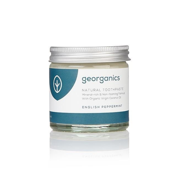 Georganics eco-friendly natural toothpaste English Peppermint