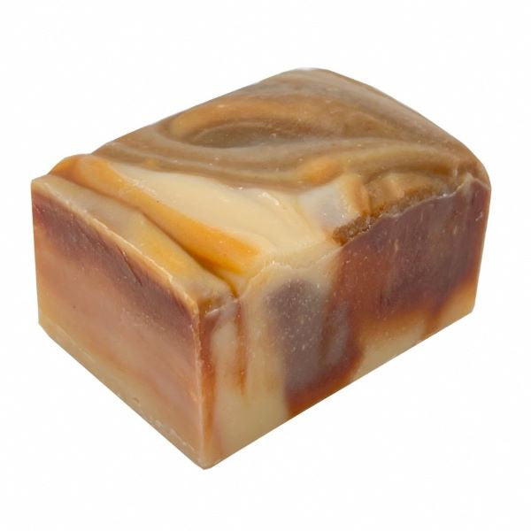 Vegan chocolate and coconut milk soap bar