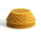 beeswax candle celtic