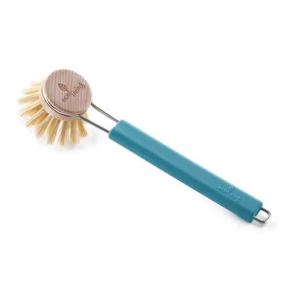 Dish brush with replaceable head - petrol