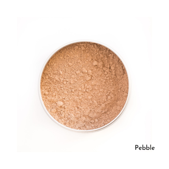 Mineral plastic-free foundation tin Pebble