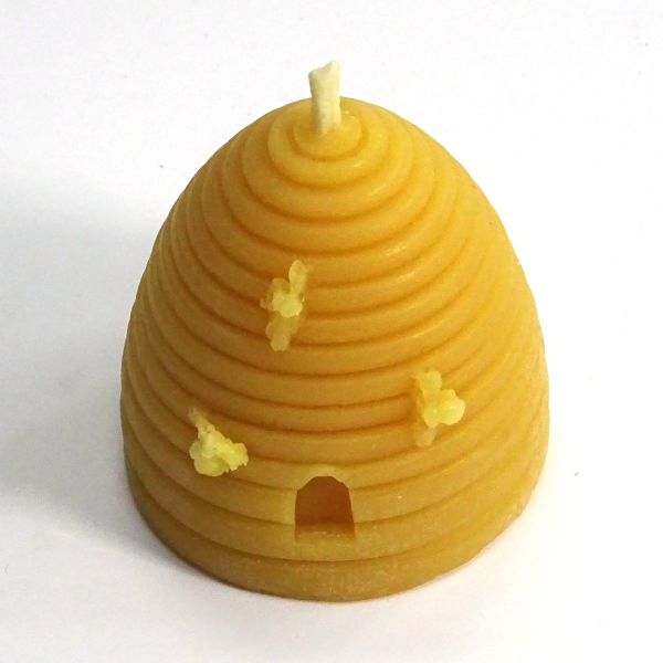 beeswax candle skep